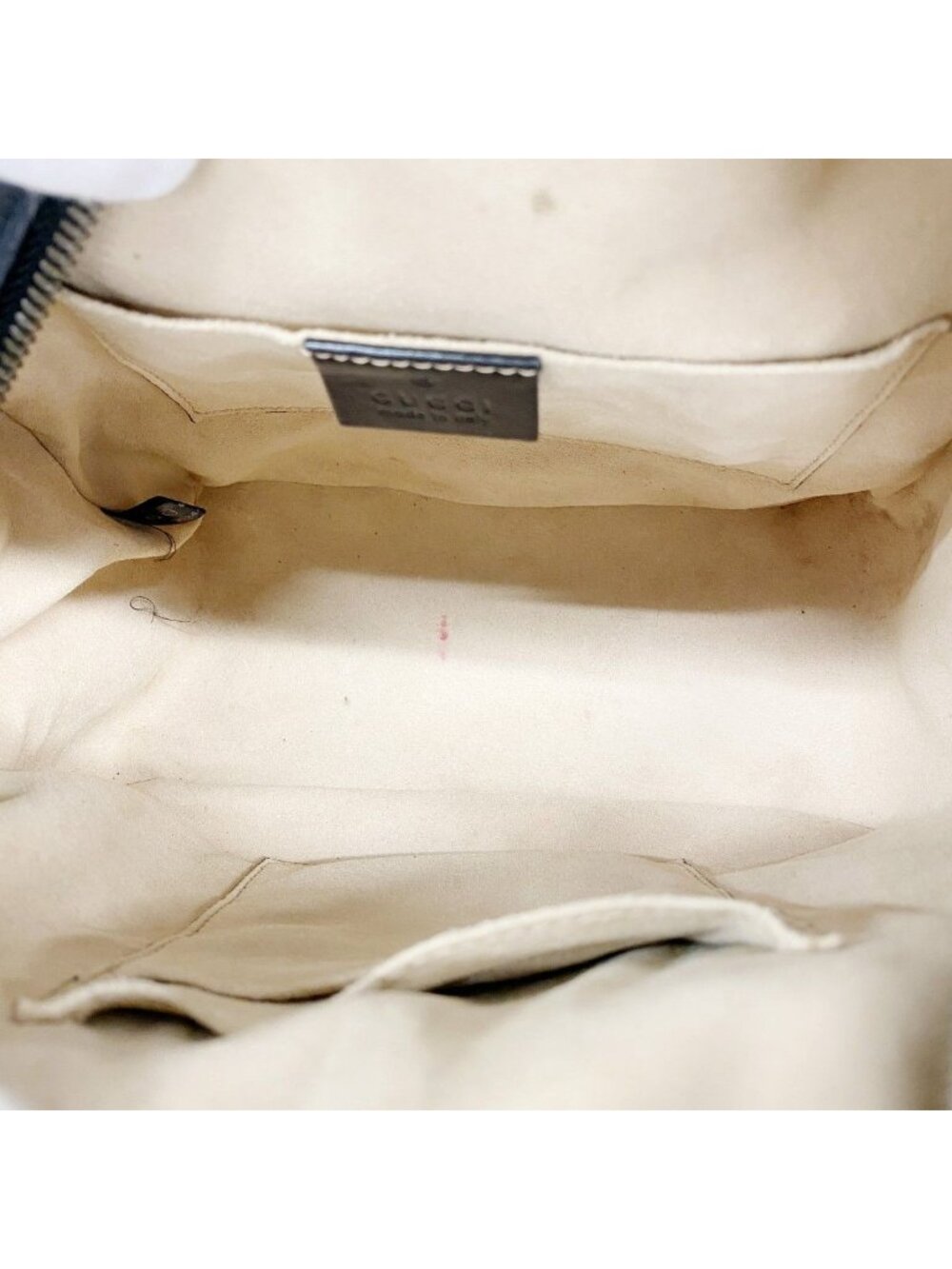 Gucci Backpack GG Marmont Leather Black Gold - Picture 4 of 10